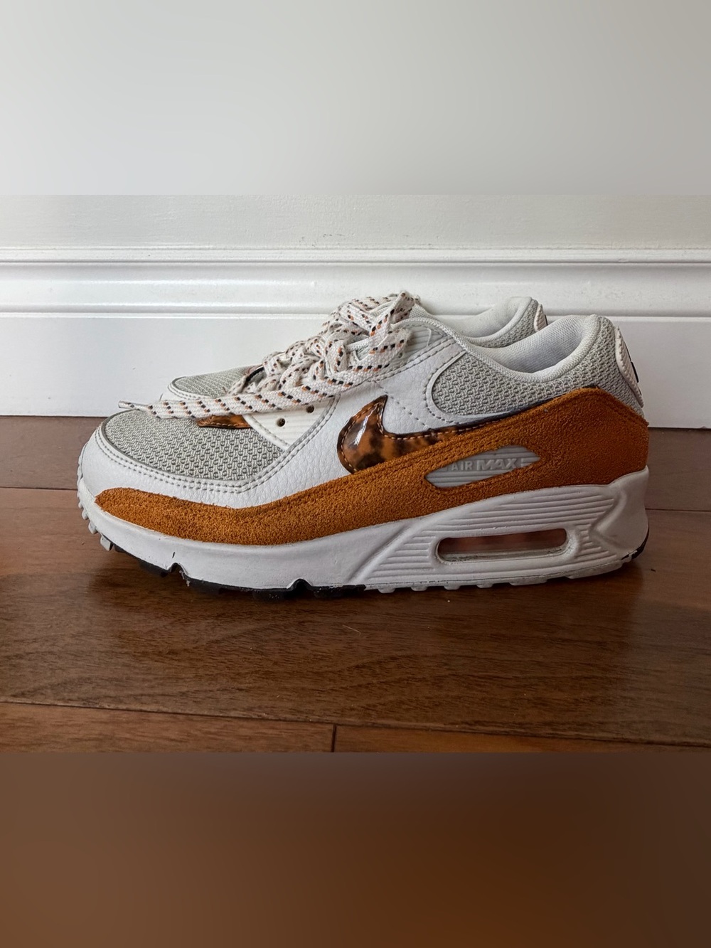 Nike Women’s Air Max Sneakers — White & Rust Brown